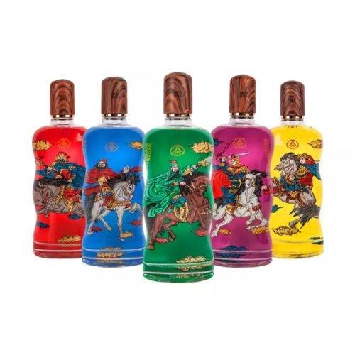 五粮液 干一杯三国五虎上将42度 555ml×5瓶装 整套销售 浓香型白酒 商品图0