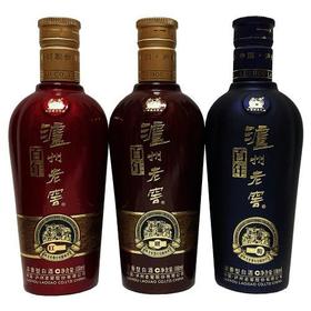 【老酒整套酒版】百年泸州老窖·红顺和套酒（裸瓶）52度 2012年出厂 100ml×3瓶