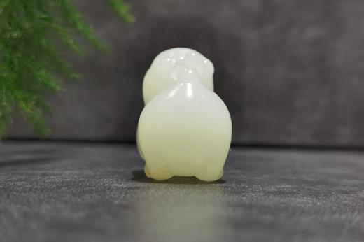 【御珠宫坊】羊脂白玉猫挂件 商品图2