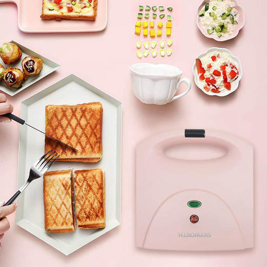 分两个包裹 美菱薄饼机MAJ-LC6002  +创维 三明治早餐机-粉色K37【LXDD&YGYL 2.0】 商品图1