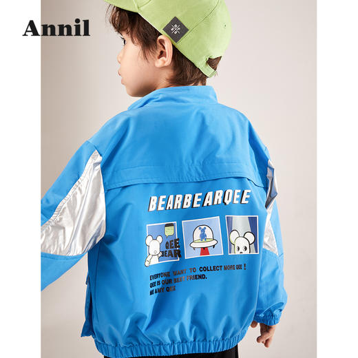 安奈儿【QEE系列IP联名】男童夹克外套xb215540 商品图2