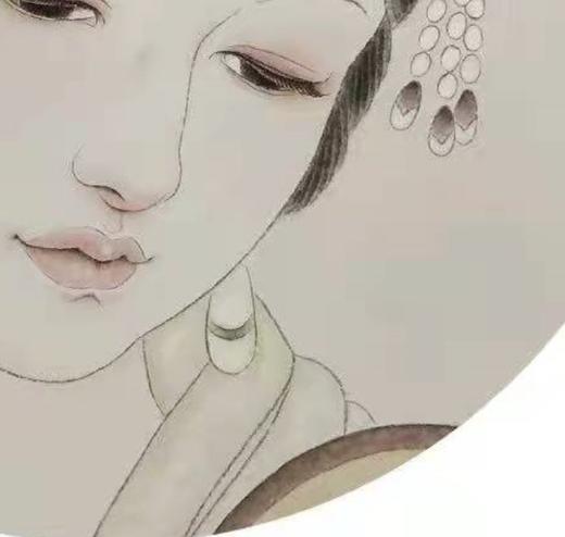 付落红 | 工笔人物01  40cm×40cm 商品图6