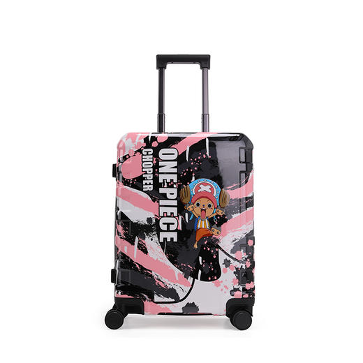 银座ONE PIECE/航海王 乔巴正版行李箱 拉链拉杆箱 TSA海关锁20寸 商品图1