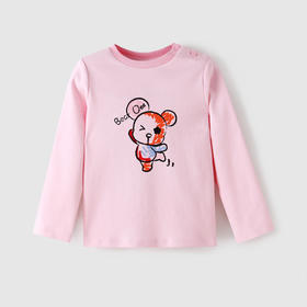 安奈儿【QEE系列IP联名】女童圆领长袖针织衫xg211508