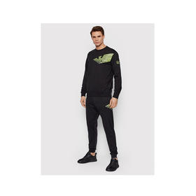 EMPORIO ARMANI EA7 阿玛尼 男士运动裤 黑色 6KPP83 PJ05Z 1200