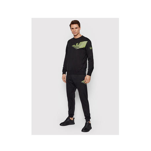 EMPORIO ARMANI EA7 阿玛尼 男士运动裤 黑色 6KPP83 PJ05Z 1200 商品图0