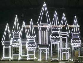 发光线条城堡（运费自理）