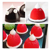 甘那许立体8连冰激凌慕斯蛋糕硅胶模具圣诞帽锥形甜品烘焙用 商品缩略图3