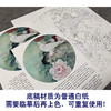 【有步骤、大彩图】李晓明工笔画白描底稿圆形小品《满园芳菲》牡丹鸽子初学者临摹花鸟线稿KL26 商品缩略图3
