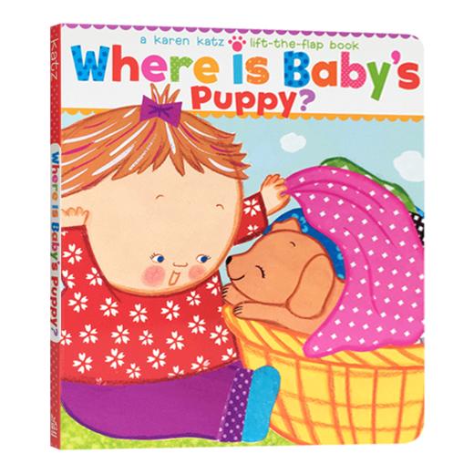 宝宝的小狗在哪里 英文原版绘本 Where Is Baby's Puppy 卡伦卡茨纸板翻翻书 Karen Katz 幼儿英语启蒙认知 英文版进口原版书籍 商品图3