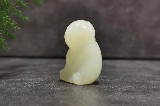 【御珠宫坊】羊脂白玉猫挂件 商品图1