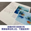 【有步骤、大彩图】李晓明工笔画白描底稿斗方小品《睡莲金龙鱼》荷花初学者临摹花鸟线稿KL22 商品缩略图3