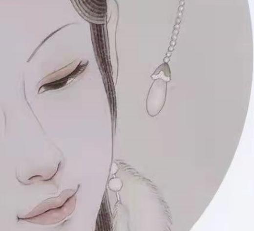 付落红 | 工笔人物03 40cm×40cm 商品图5