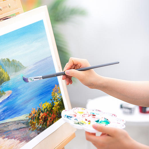 得力水粉纸73615/73616(白)160g-4k/8k-(20张/包) 商品图1