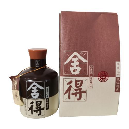 【小酒版】舍得 2007年产 52度 100ml 、泸州老窖特曲 52度 2017年产 50ml 小酒版一组2瓶 商品图1