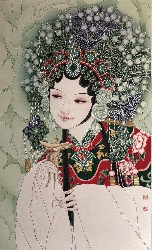 付落红 |《贵妃醉酒》-1 90cm×57cm 商品图1