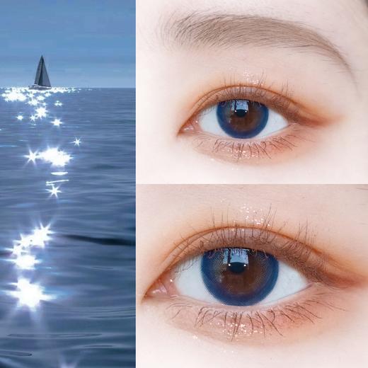 金粉款丨Kyoto Blue·Honeydarling丨14.0mm(年抛/2片装） 商品图1