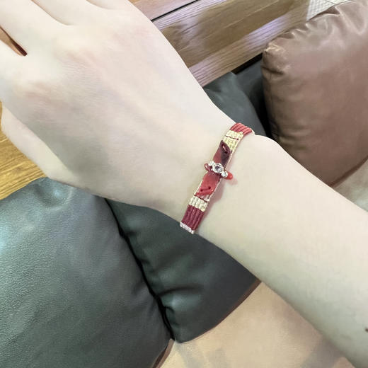 北京仓｜Hipanema-Link-祖尼部落鸟 手链（粉色）［法国设计师］ 商品图4