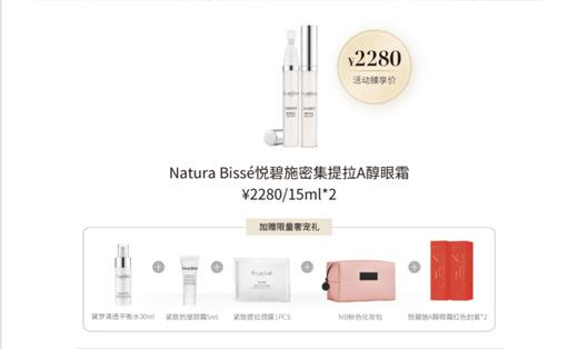 悦碧施密集提拉A醇眼霜15ml 商品图2