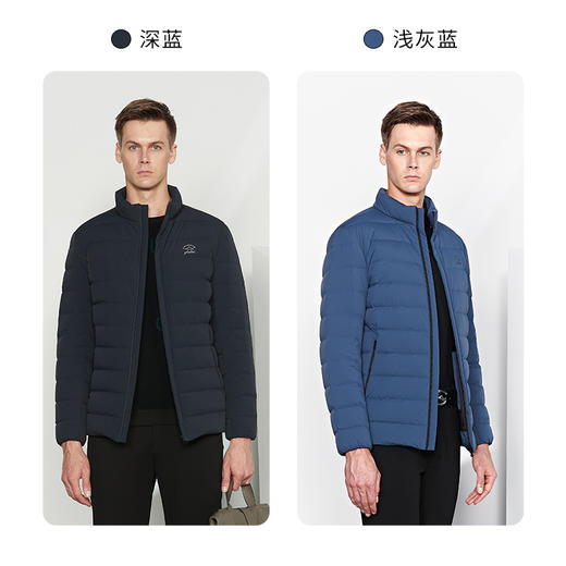 《90白鹅绒系列》GOOD LUCK/德鲨24秋冬新品轻薄透气白鹅绒填充防寒保暖羽绒服LR16589 商品图1