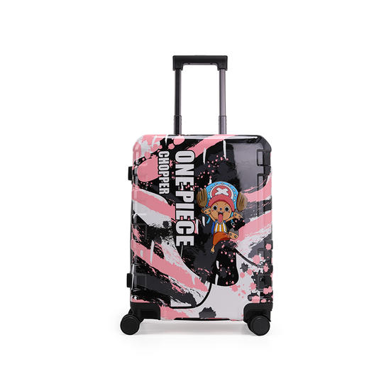 银座ONE PIECE/航海王 乔巴正版行李箱 拉链拉杆箱 TSA海关锁20寸 商品图7