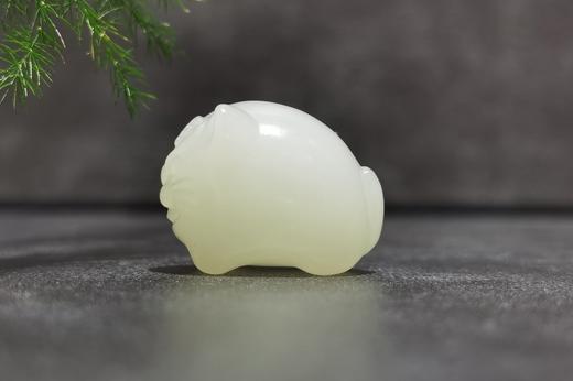 【御珠宫坊】羊脂白玉虎挂件 商品图5