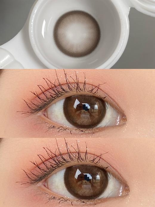 【白狮超推荐！】Winni日抛 · WN-D06 厚乳拿铁｜14.5mm实际效果放大直径｜韩国Medios工厂 商品图8