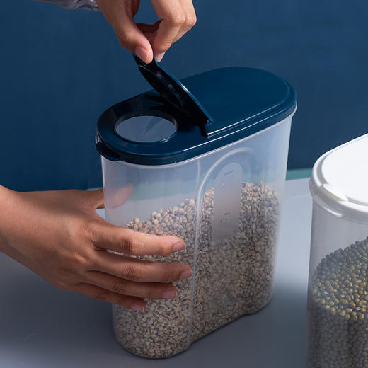 【你的生活粮仓 防虫防尘防潮】厨房五谷杂粮储物罐防潮防虫米桶食品收纳盒pp塑料透明密封罐 商品图2