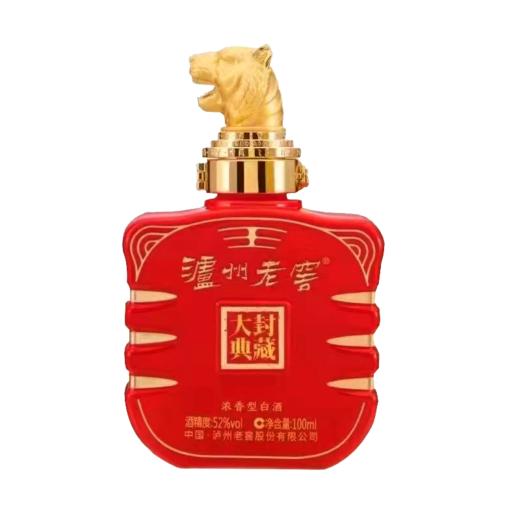 【封藏大典生肖小酒】52度泸州老窖封藏大典生肖系列(虎)酒100ml  泸州老窖官方旗舰店 商品图3