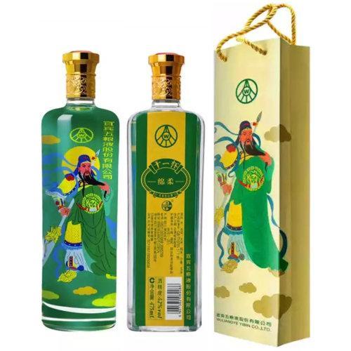 五粮液干一杯绵柔·关公白酒 浓香型 42度475ml 每2瓶送手提袋1个 送礼家宴聚餐用酒 商品图4