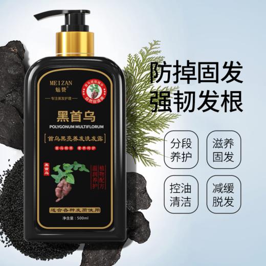 魅赞天然首何乌提取物黑亮养发固发洗发露（黑亮发质） 商品图2