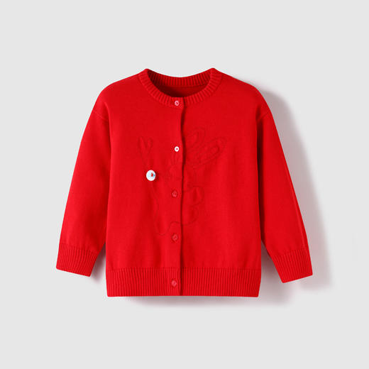 安奈儿女童棉线开衫xg214502 商品图0