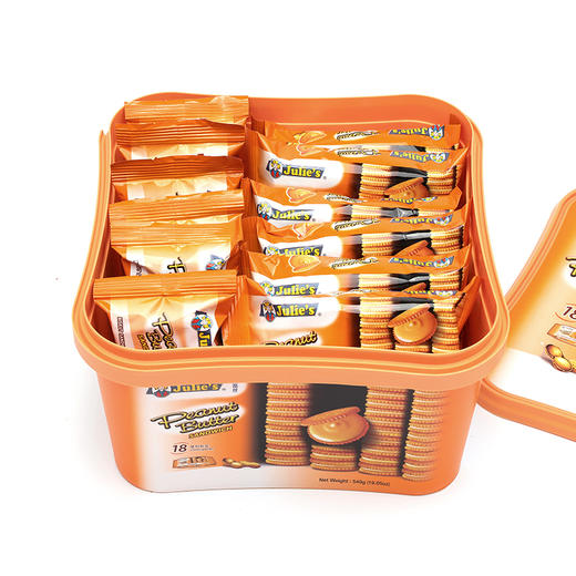 【零食乳饮】540g茱蒂丝花生酱三明治饼干/ 504g茱蒂丝乳酪三明治饼干（夹心饼干） 商品图3