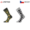 捷克LastingWPK菱格纹男士时尚薄款羊毛混纺袜 商品缩略图0
