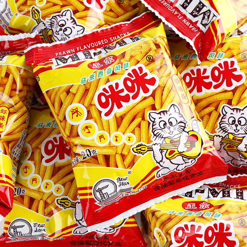 马来西亚MIMI虾味条20g