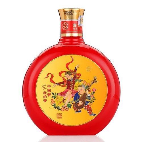 五粮液股份公司 富贵吉祥 中国梦（中国红）52度 浓香型白酒 500ml×4瓶整套销售 商品图3