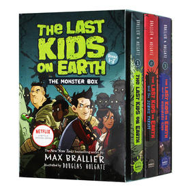 地球上的孩子1-3册 英文原版 The Last Kids on Earth The Monster Box 儿童英语漫画绘本 课外阅读书籍