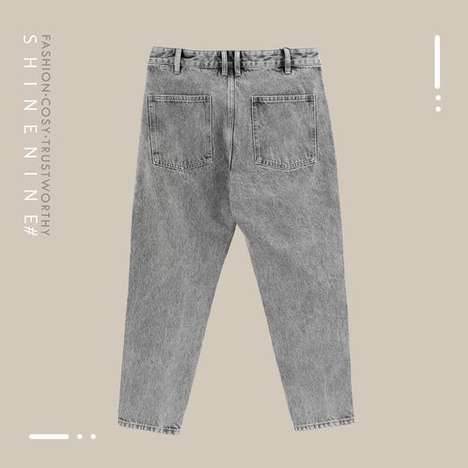 012N28直筒牛仔裤 商品图3