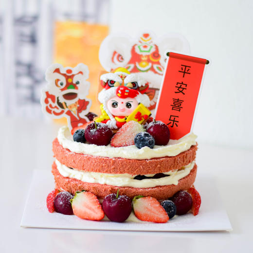 虎虎生威  裸蛋糕 商品图1