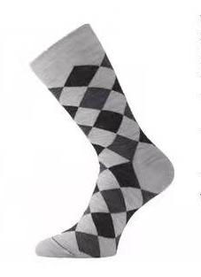 捷克LASTING美利奴羊毛菱格长筒袜 商品图0