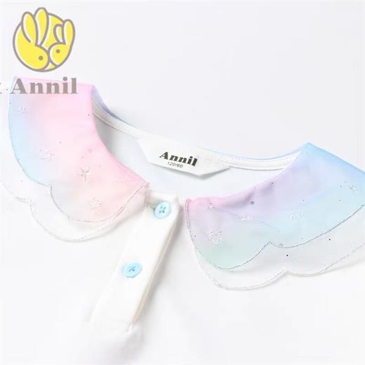 安奈儿女童翻领长袖针织衫ag211631 商品图2