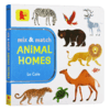 配对游戏 动物之家 英文原版 Mix and Match Animal Homes 英文版儿童英语趣味纸板书 精装 进口原版书籍 商品缩略图3