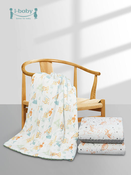 ibaby国风款恒温豆豆睡被安抚被 商品图4