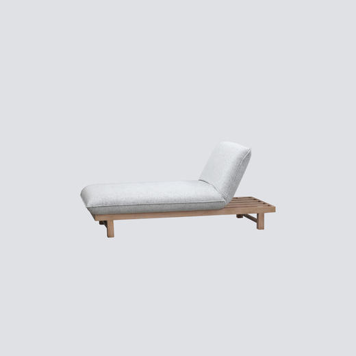 NS家居nsfurniture布艺实木折叠可变休闲椅躺椅沙发椅贵妃榻NSSF-5411 商品图1