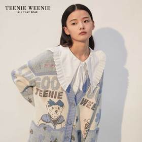 TeenieWeenie小熊宽松韩版春季开衫TTCK221101T