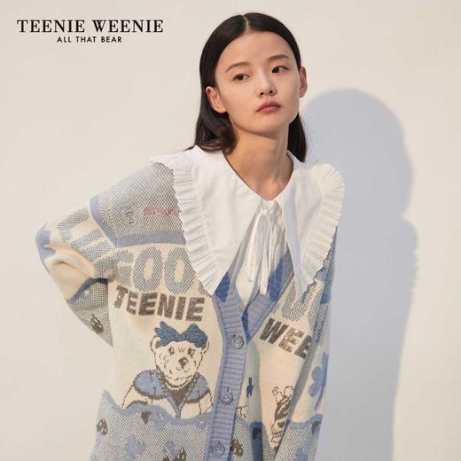 TeenieWeenie小熊宽松韩版春季开衫TTCK221101T 商品图0