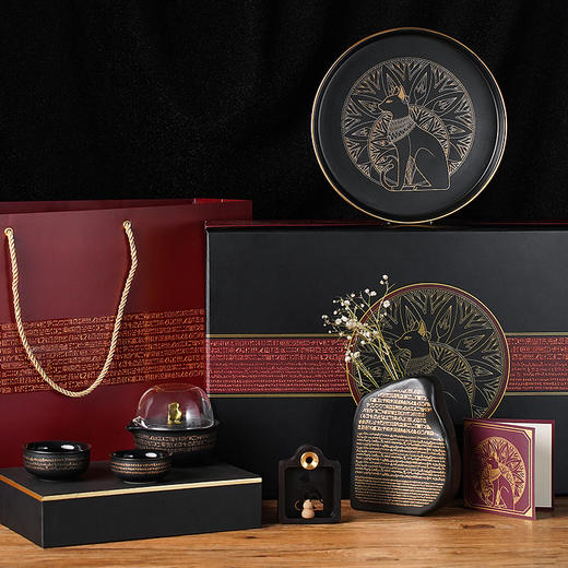 大英博物馆罗塞塔石碑系列经典“茶花香” 茶具礼盒 套装送礼自用 商品图3