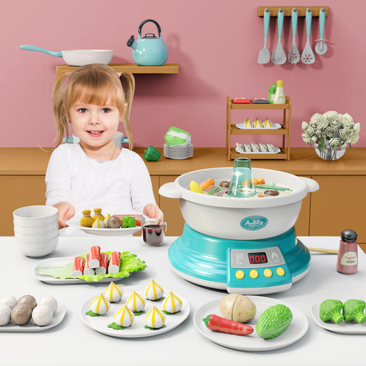 丽多仿真蒸汽旋转火锅55016 商品图0