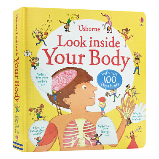 尤斯伯恩看里面系列 人体 英文原版 Usborne Look Inside Your Body 儿童百科翻翻书 英文版英语启蒙早教绘本 进口原版书籍 商品图0