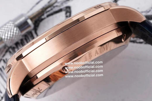 NOOB工厂最有“德味儿”的腕表———格拉苏蒂原创90偏心大日历月相，订制机芯的双跳大日历显示，日期显示的个位和十位并不在同一个日期圈上，有两个独立的显示盘，采用双模组设计 商品图6